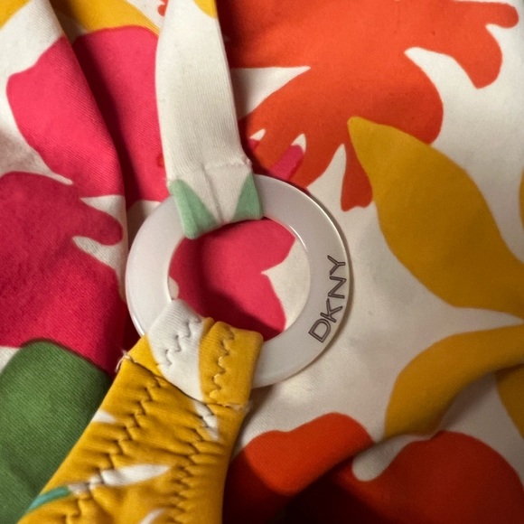 DKNY Colorful Floral One Piece Swimsuit - Picture 3 of 5